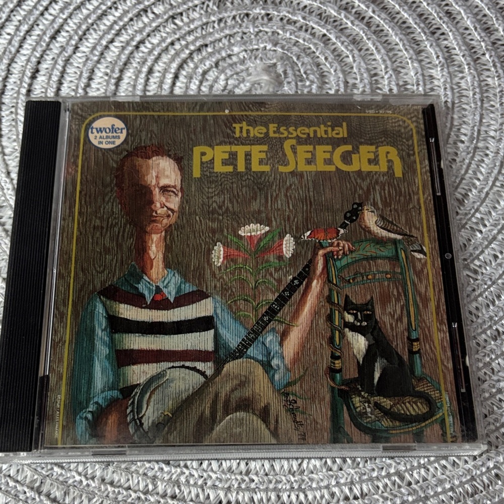The Essential Pete Seeger CD - Black Case